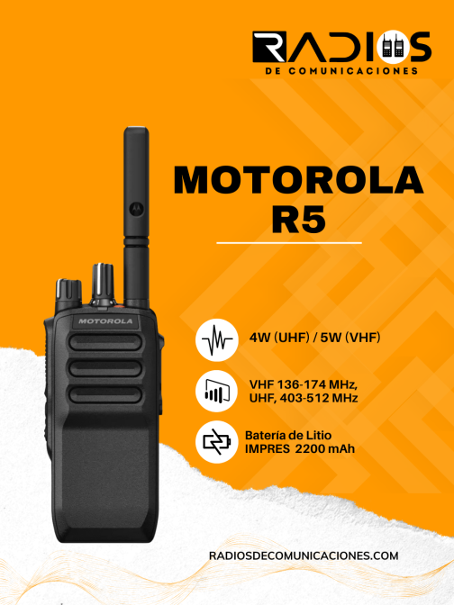 Radio de Comunicación Motorola R5